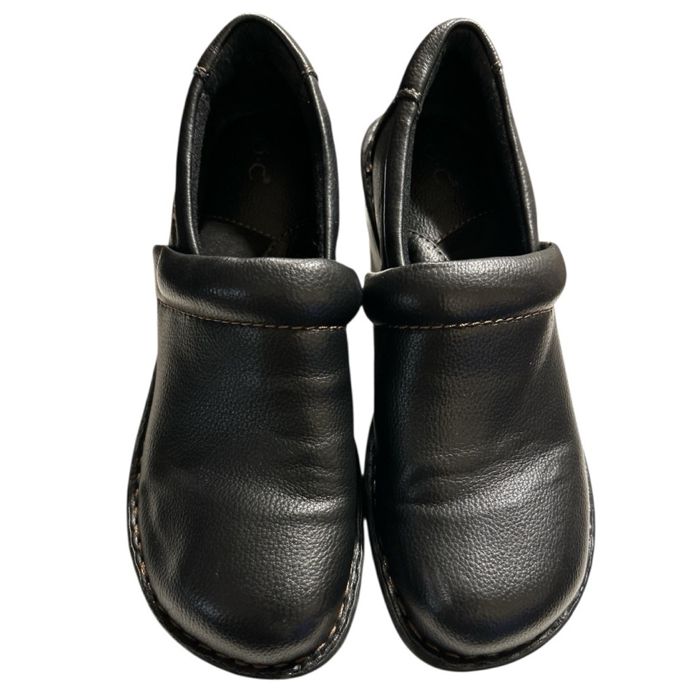 b.o.c. (Born Concept) Peggy slip-on clog in black leather Size 8M - Picture 4 of 6